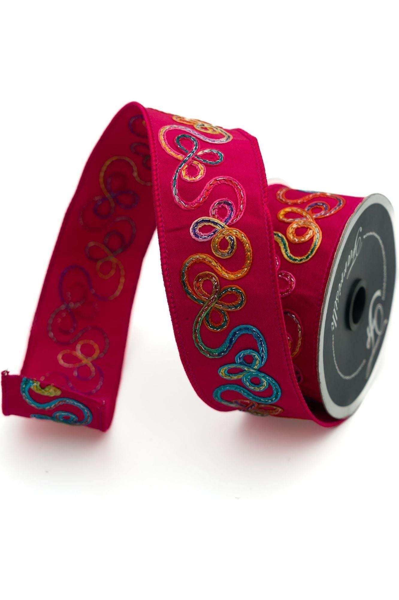 Shop For 1.75" Whimsy Ribbon: Fuchsia (10 Yards) at Michelle's aDOORable Creations