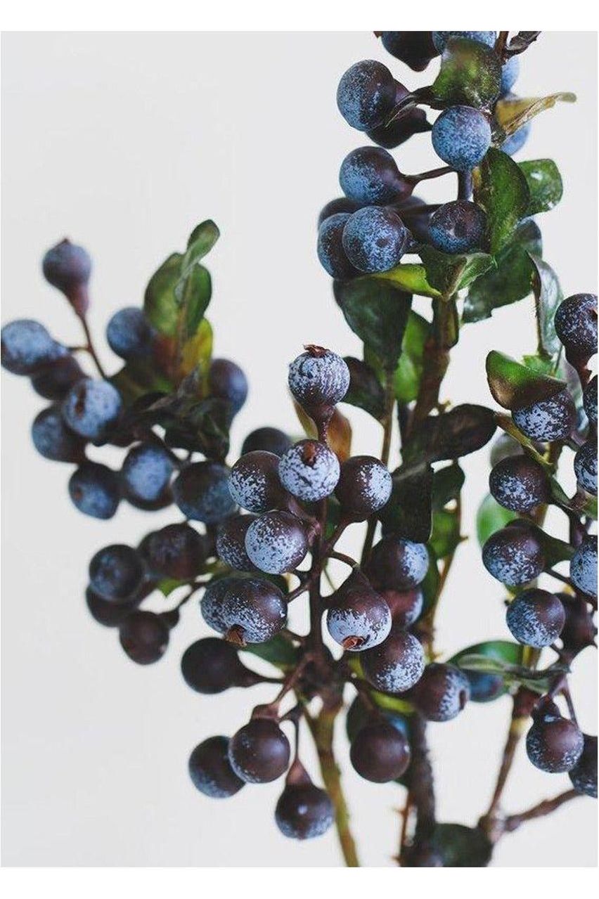 Shop For 18" Blueberry Cluster Spray at Michelle's aDOORable Creations