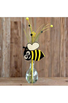 18" Bumble Bee Daisy Pick - Michelle's aDOORable Creations - Sprays and Picks