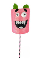 18" Evil Marshmallow Spray: Pink - Michelle's aDOORable Creations - Sprays and Picks