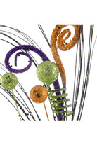 Shop For 18" Halloween Glitter Curly Ball Pick: Orange, Lime Green, Purple at Michelle's aDOORable Creations