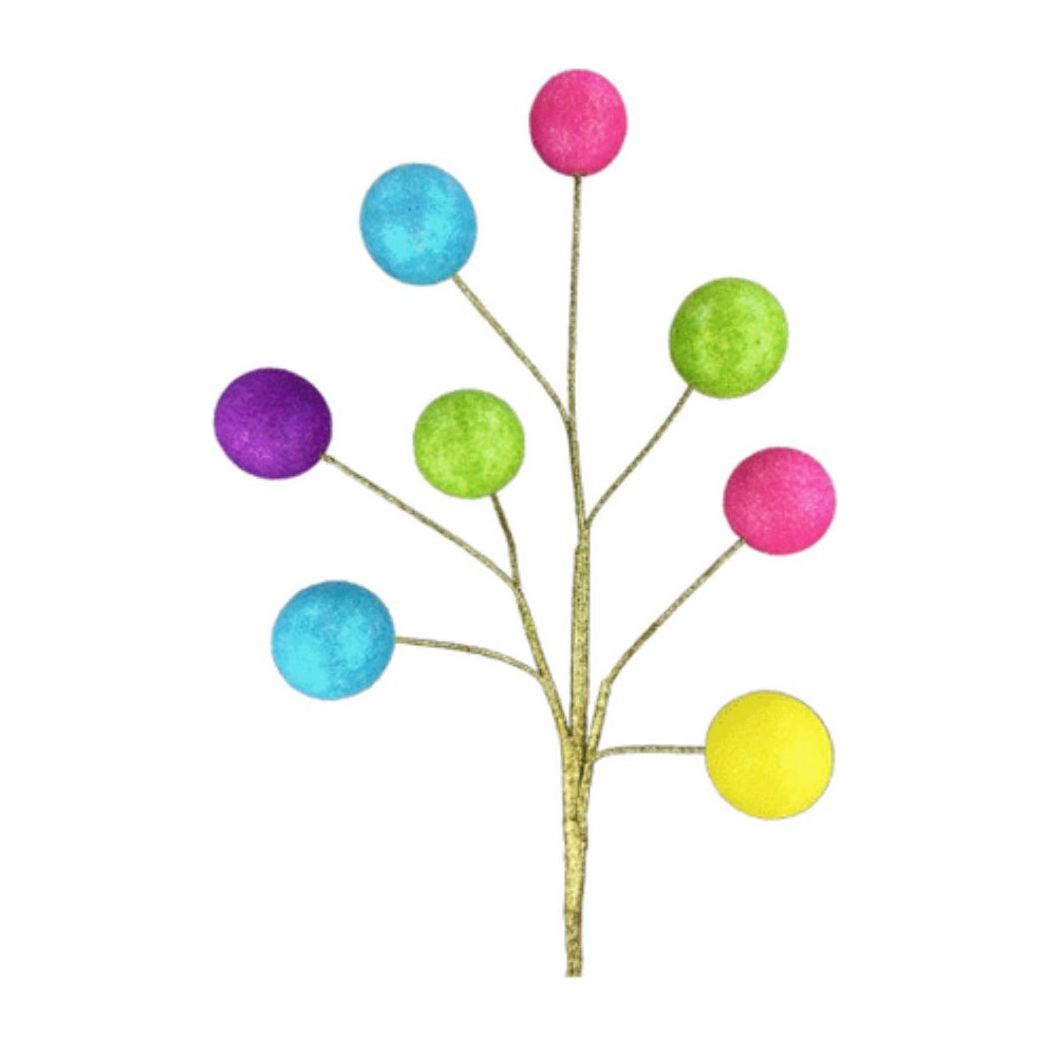 Shop For 18" Mixed Ball Spray: Bright Multi at Michelle's aDOORable Creations
