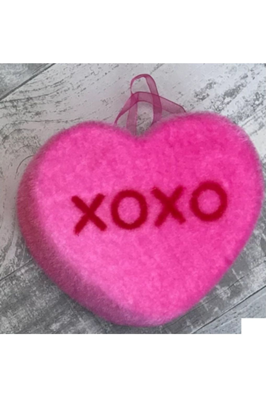 Shop For 180 Degrees 6" Flocked Conversation Hearts (Assorted) WH0185