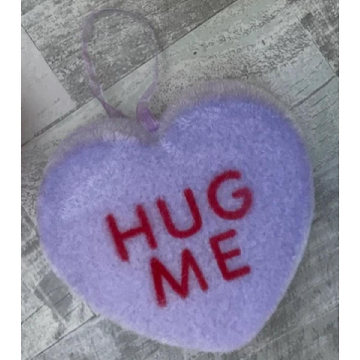 Shop For 180 Degrees 6" Flocked Conversation Hearts (Assorted) at Michelle's aDOORable Creations