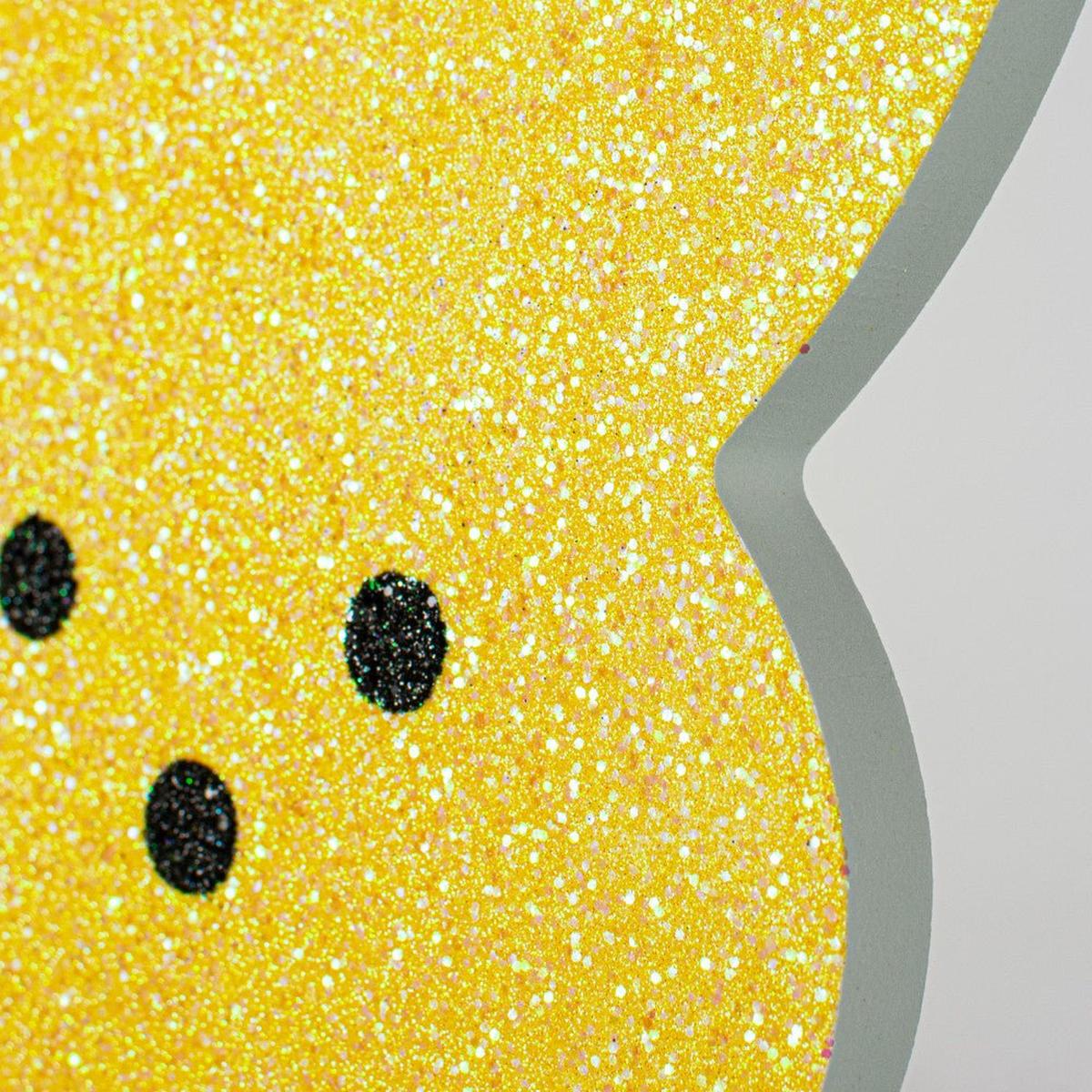 Shop For 20" Glittered Eva Sugar Bunny: Yellow at Michelle's aDOORable Creations