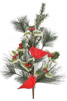 Shop For 22" Frosted Cardinals Holly Spray MTX68979