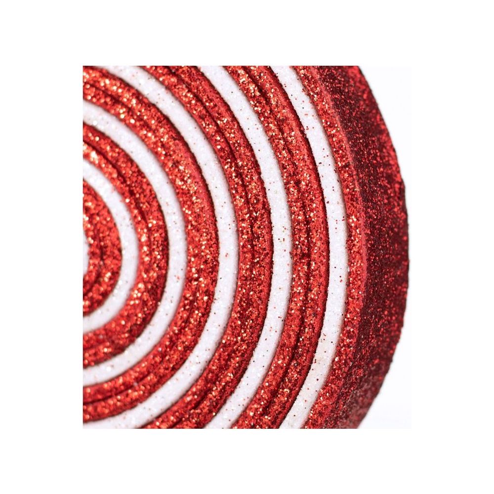 Shop For 22" Glitter Lollipop Bow Pick: Red & White at Michelle's aDOORable Creations