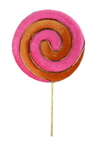 23" Lollipop Spray: Pink/Orange - Michelle's aDOORable Creations - Sprays and Picks
