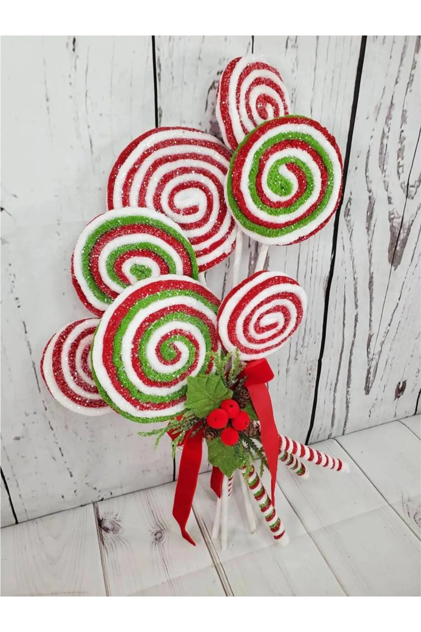 Shop For 24" Frosted Lollipop Bundle: Red/Green MTX62527-RDGW