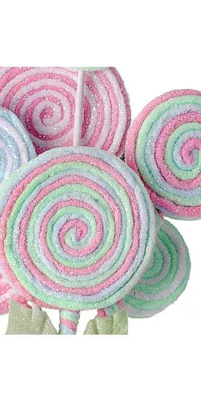 24" Frosted Pastel Lollipop Bundle - Michelle's aDOORable Creations - Sprays and Picks
