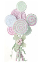 24" Frosted Pastel Lollipop Bundle - Michelle's aDOORable Creations - Sprays and Picks