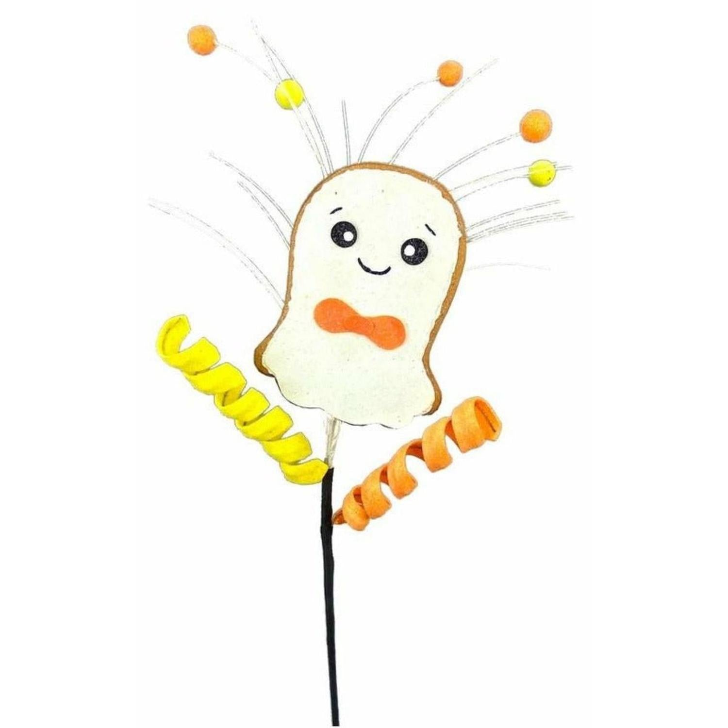 24" Ghost Cookie Spray: Candy Corn