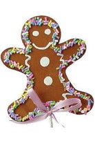 24" Gingerbread Man Sprinkle Spray - Michelle's aDOORable Creations - Sprays and Picks