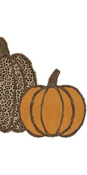 24" Leopard Pumpkin Grapevine Hanger: Orange - Michelle's aDOORable Creations - Work Wreath Form