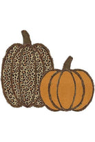 Shop For 24" Leopard Pumpkin Grapevine Hanger: Orange KG306133