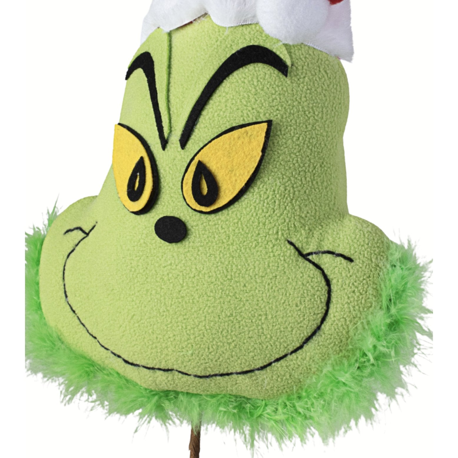 Shop For 24" Plush Green Monster Head Pick at Michelle's aDOORable Creations