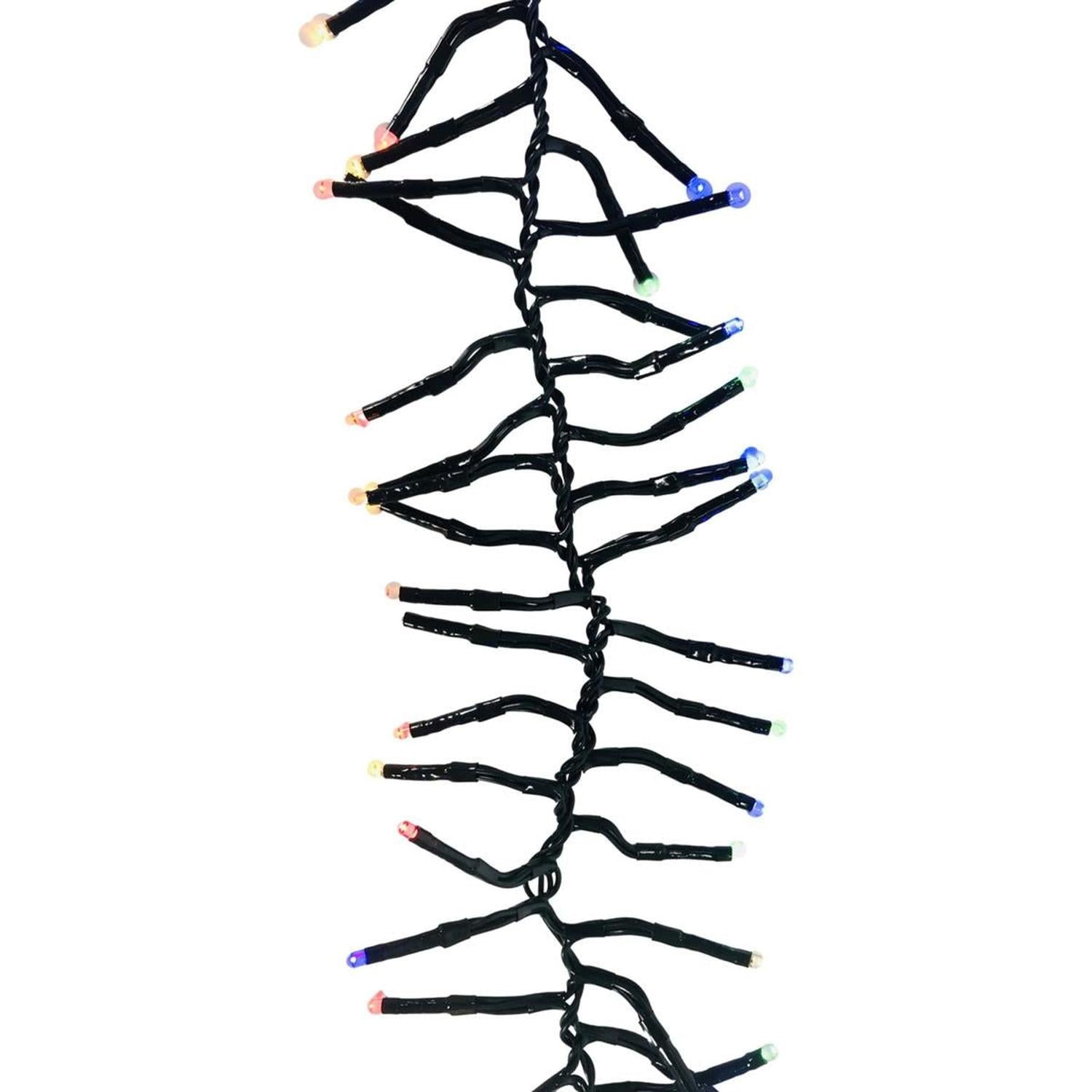 24' Twinkle Lights Green Wire: Mulit Color Lights