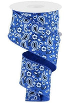 Shop For 2.5" Bandana Ribbon: Royal Blue (10 Yards) RGC190125