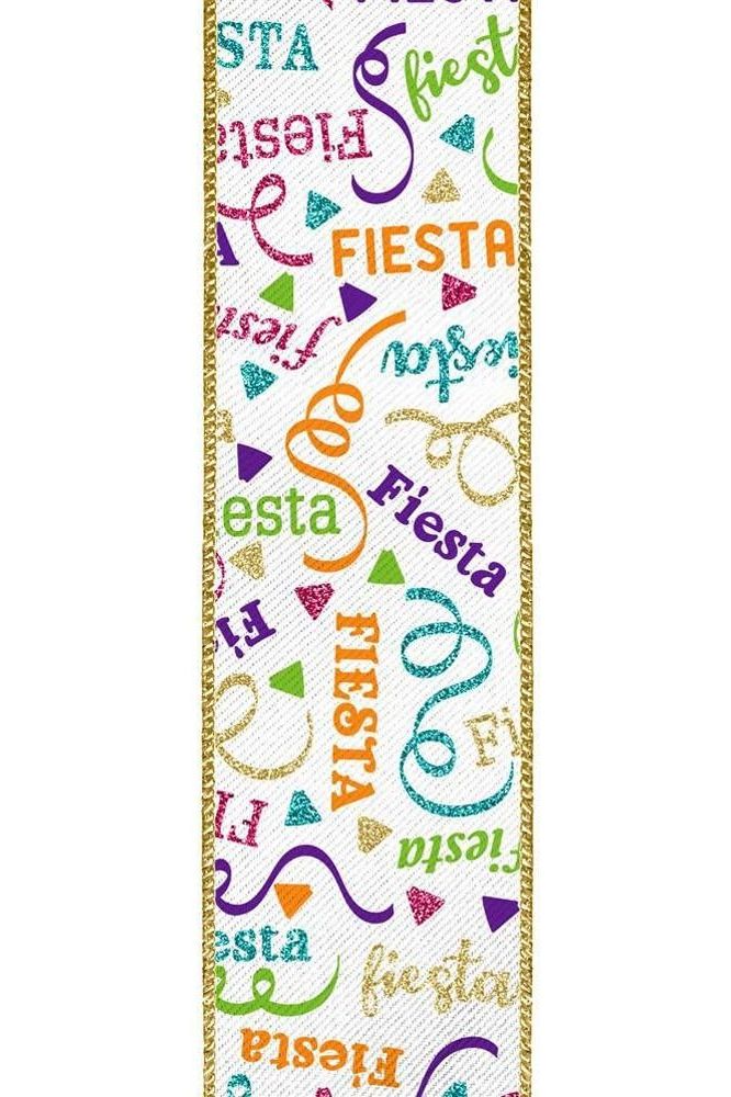 Shop For 2.5" Fiesta Ribbon: Multi (10 Yards) at Michelle's aDOORable Creations