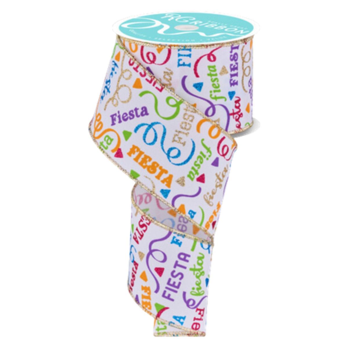 Shop For 2.5" Fiesta Ribbon: Multi (10 Yards) at Michelle's aDOORable Creations