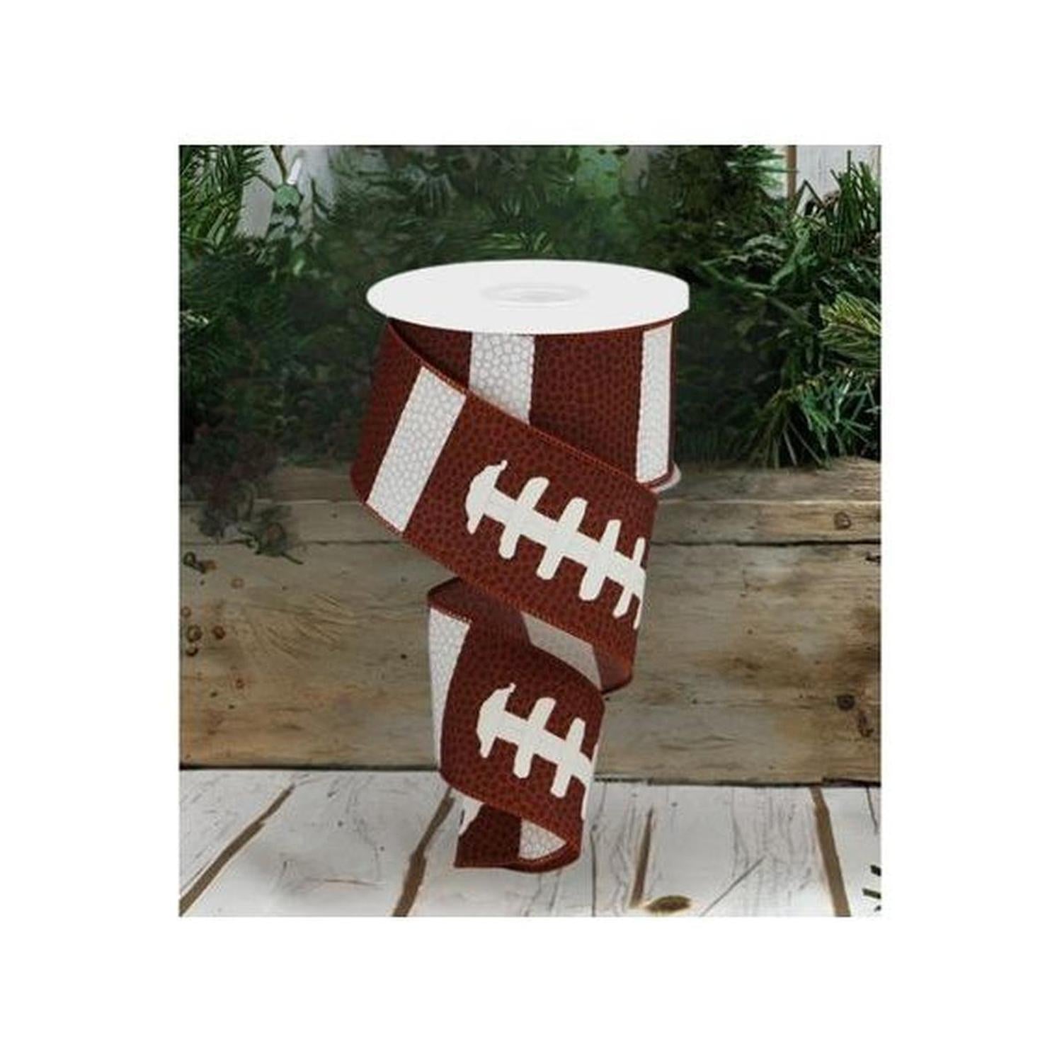 2.5" Football Laces Ribbon (10 Yard)