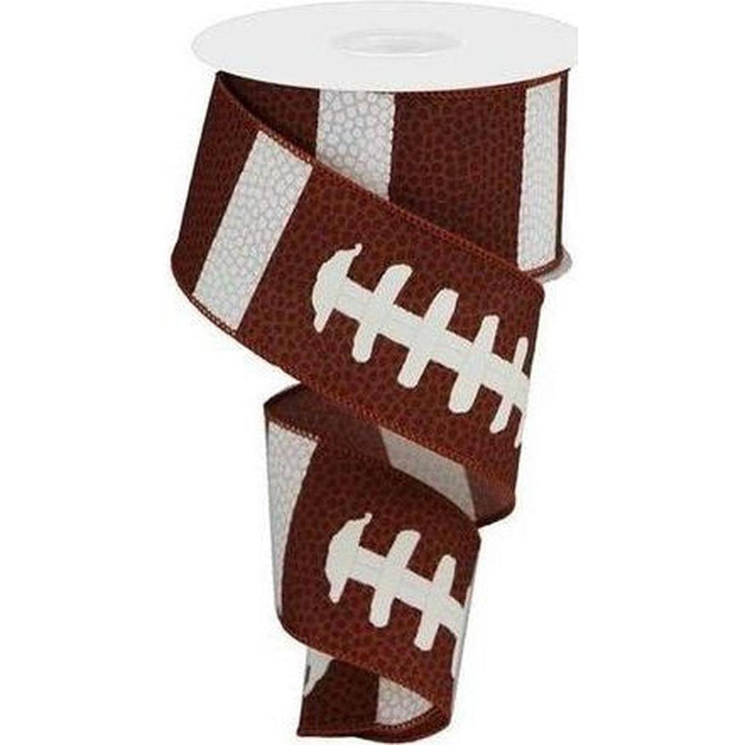 2.5" Football Laces Ribbon (10 Yard)