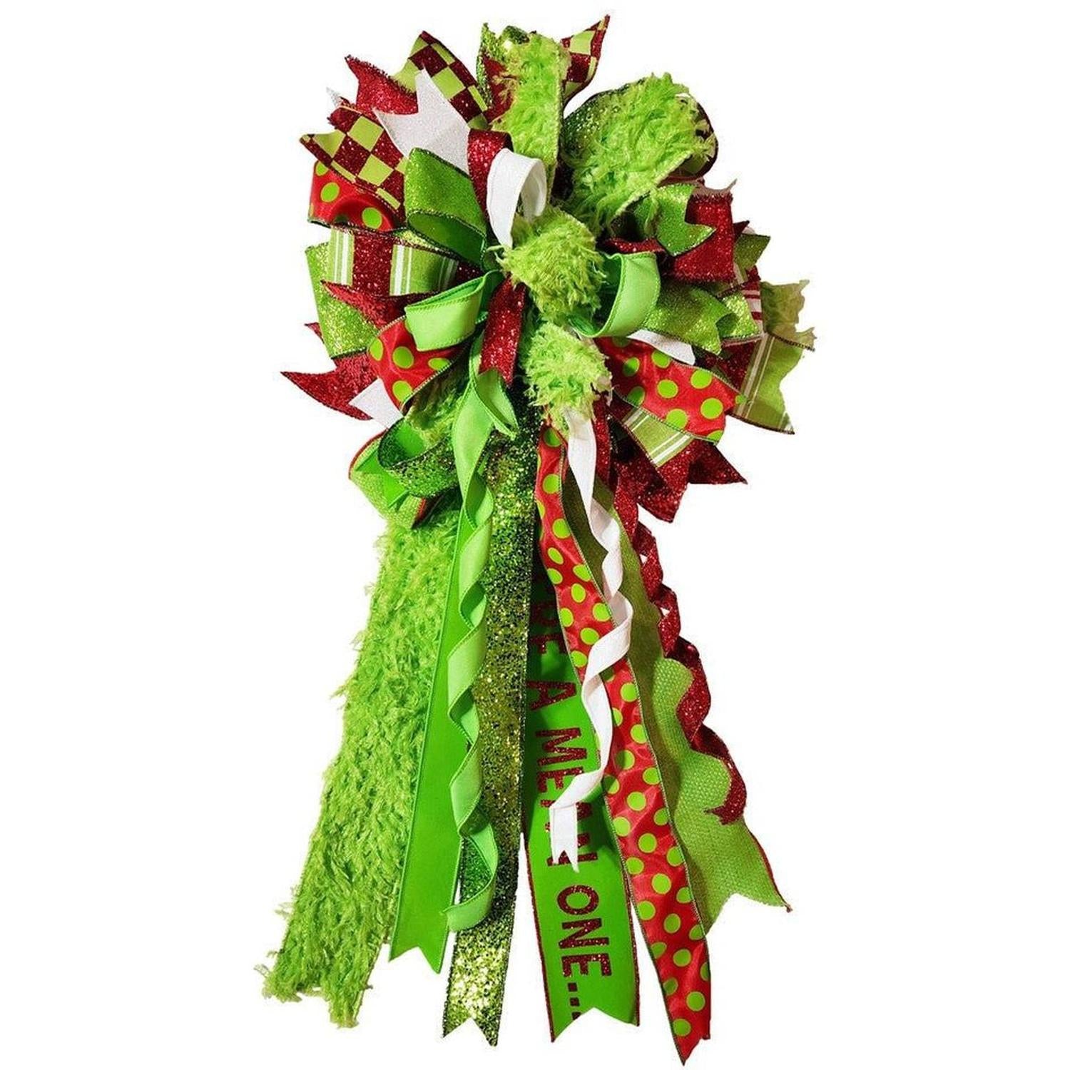 2.5" Furry Ribbon: Lime Green (10 Yards)