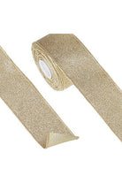 Shop For 2.5" Glitter Ribbon: Gold (10 Yards) R4271759