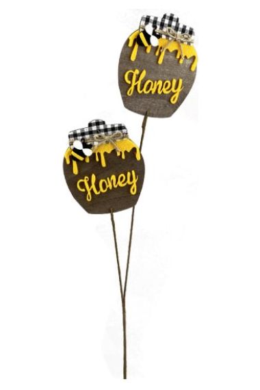 25" Honey Jar Spray - Michelle's aDOORable Creations - Sprays and Picks