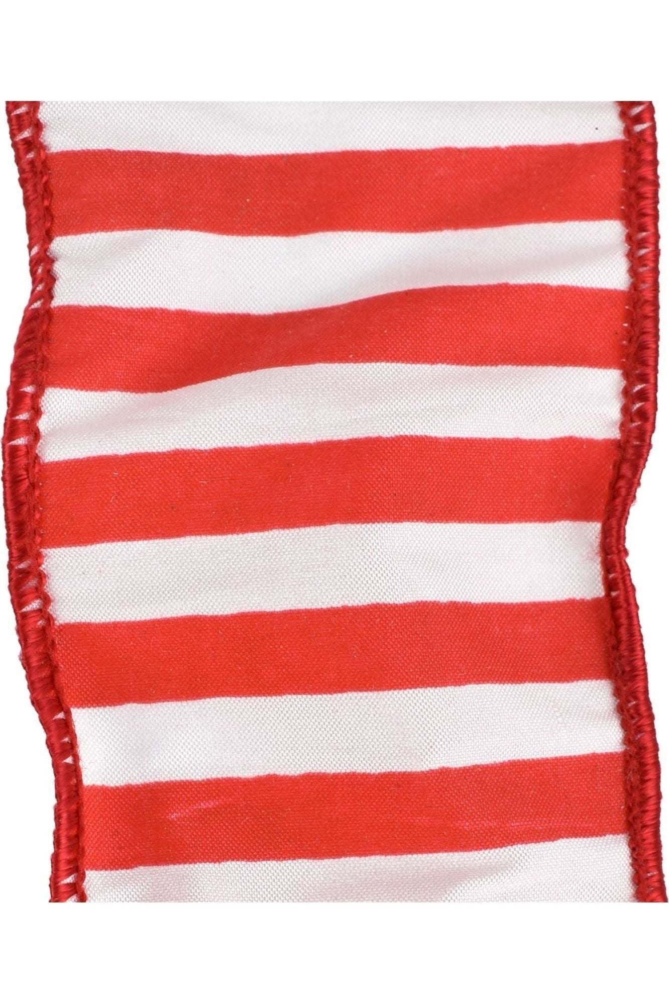 Shop For 2.5" Make Me A Candy Striper Ribbon: Red (10 Yards) at Michelle's aDOORable Creations