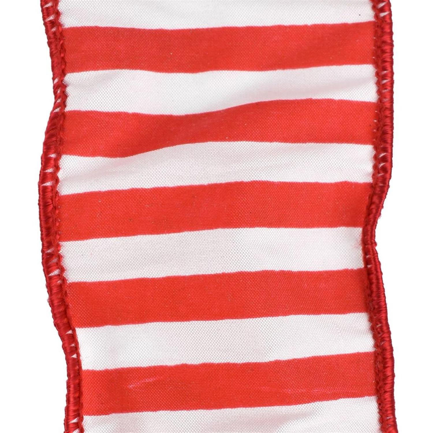 Shop For 2.5" Make Me A Candy Striper Ribbon: Red (10 Yards) at Michelle's aDOORable Creations