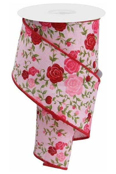 Shop For 2.5" Mini Roses Ribbon: Light Pink (10 Yards) RGE118015