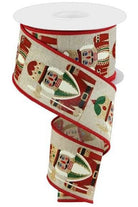 Shop For 2.5" Nutcrackers Ribbon: Light Natural (10 Yards) at Michelle's aDOORable Creations