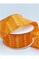 Shop For 2.5" Orange Metallic Ribbon (25 Yards) 225187 WROBO 750