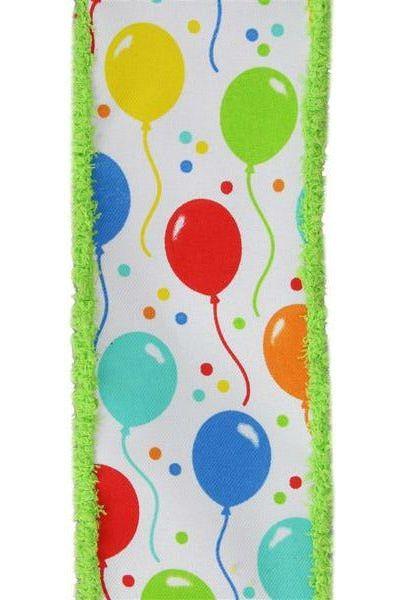 Shop For 2.5" Party Balloons Ribbon: Primary Colors at Michelle's aDOORable Creations