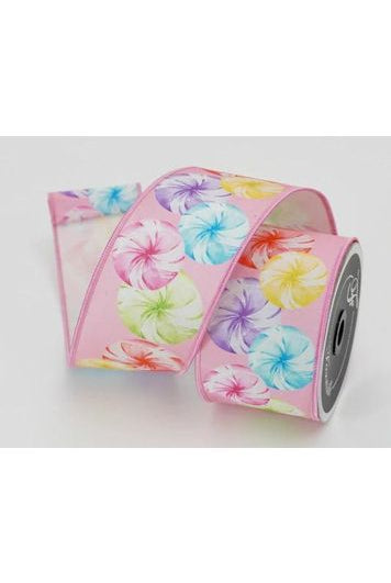Shop For 2.5" Pastel Peppermints Ribbon: Pink RK080-14