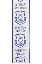 Shop For 2.5" Police Badge Ribbon: White (10 Yards) at Michelle's aDOORable Creations