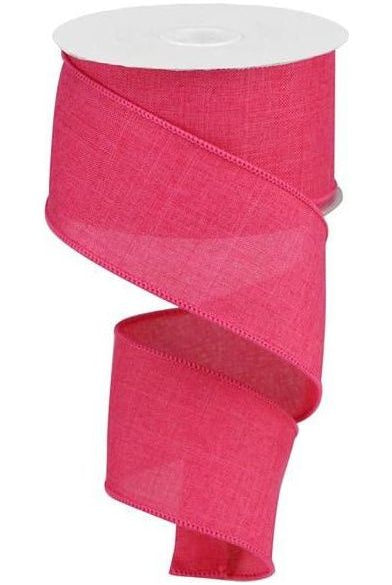 Shop For 2.5" Royal Burlap Ribbon: Hot Pink (10 Yards) RG127911