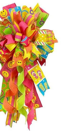 2.5" Royal Canvas Flip Flop Ribbon (10 Yard) - Michelle's aDOORable Creations - Wired Edge Ribbon