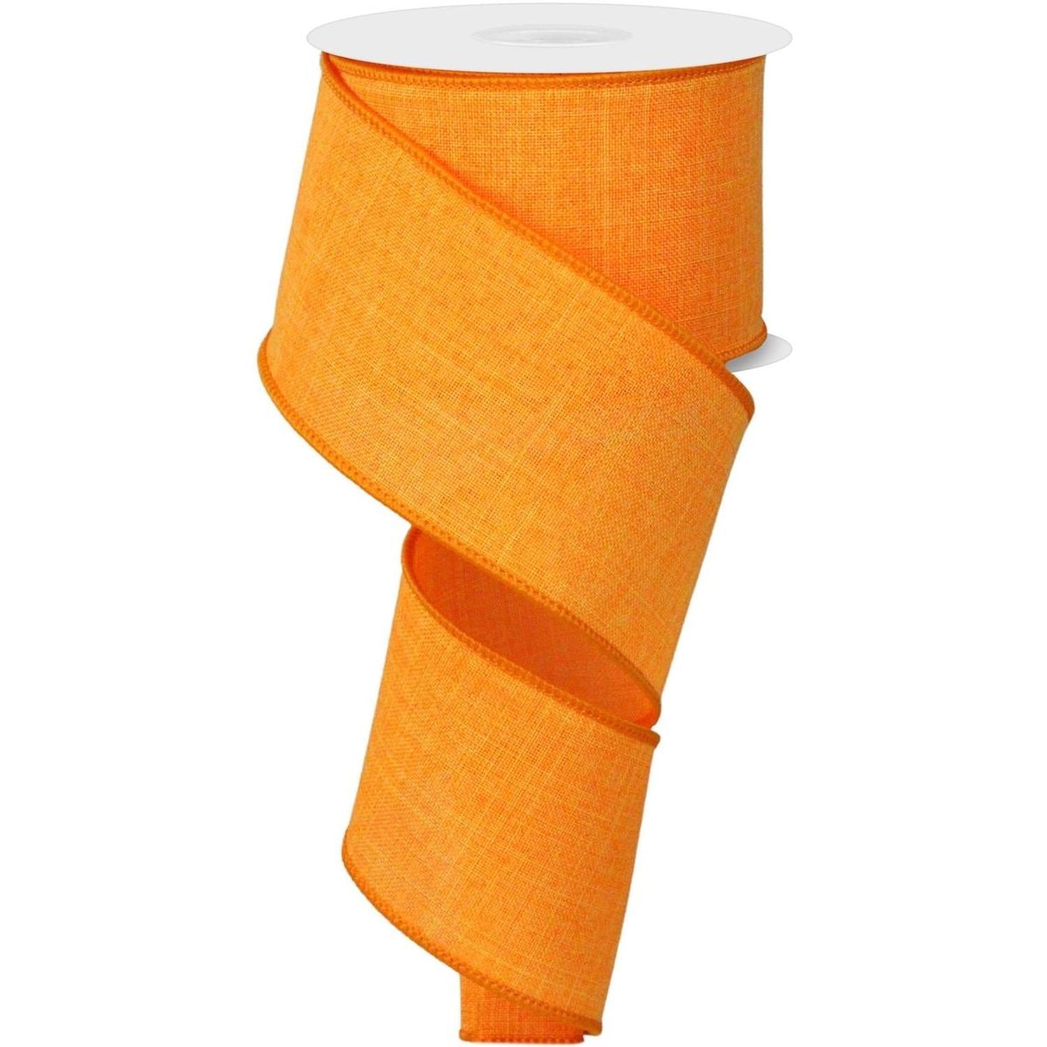 Shop For 2.5" Royal Canvas Ribbon: New Orange (10 Yards) at Michelle's aDOORable Creations