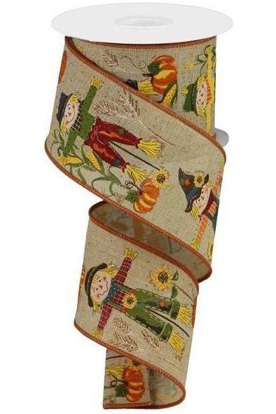 Shop For 2.5" Scarecrow Glitter Ribbon: Brown (10 Yards) at Michelle's aDOORable Creations