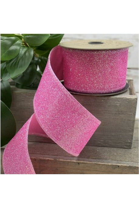 Shop For 2.5" Sugar Glitter Matrix Ribbon: Pink (10 Yards) 88-3407