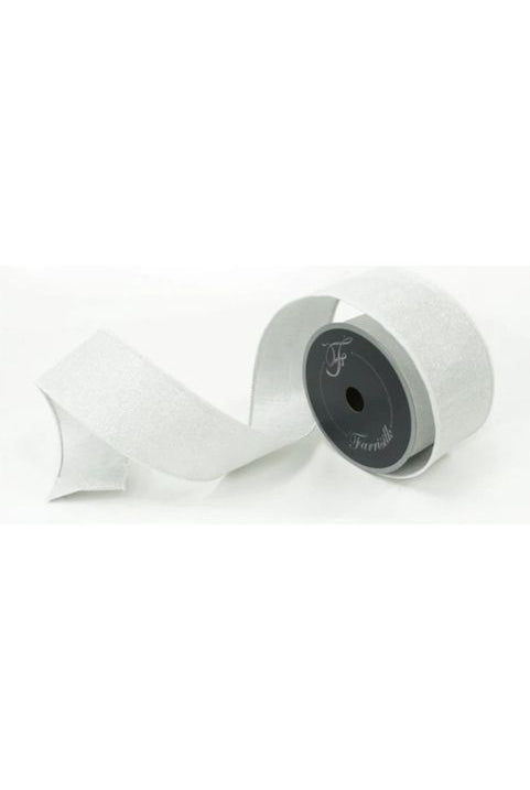 Shop For 2.5" Sugar Plum Ribbon: White (10 Yards) RS046-43