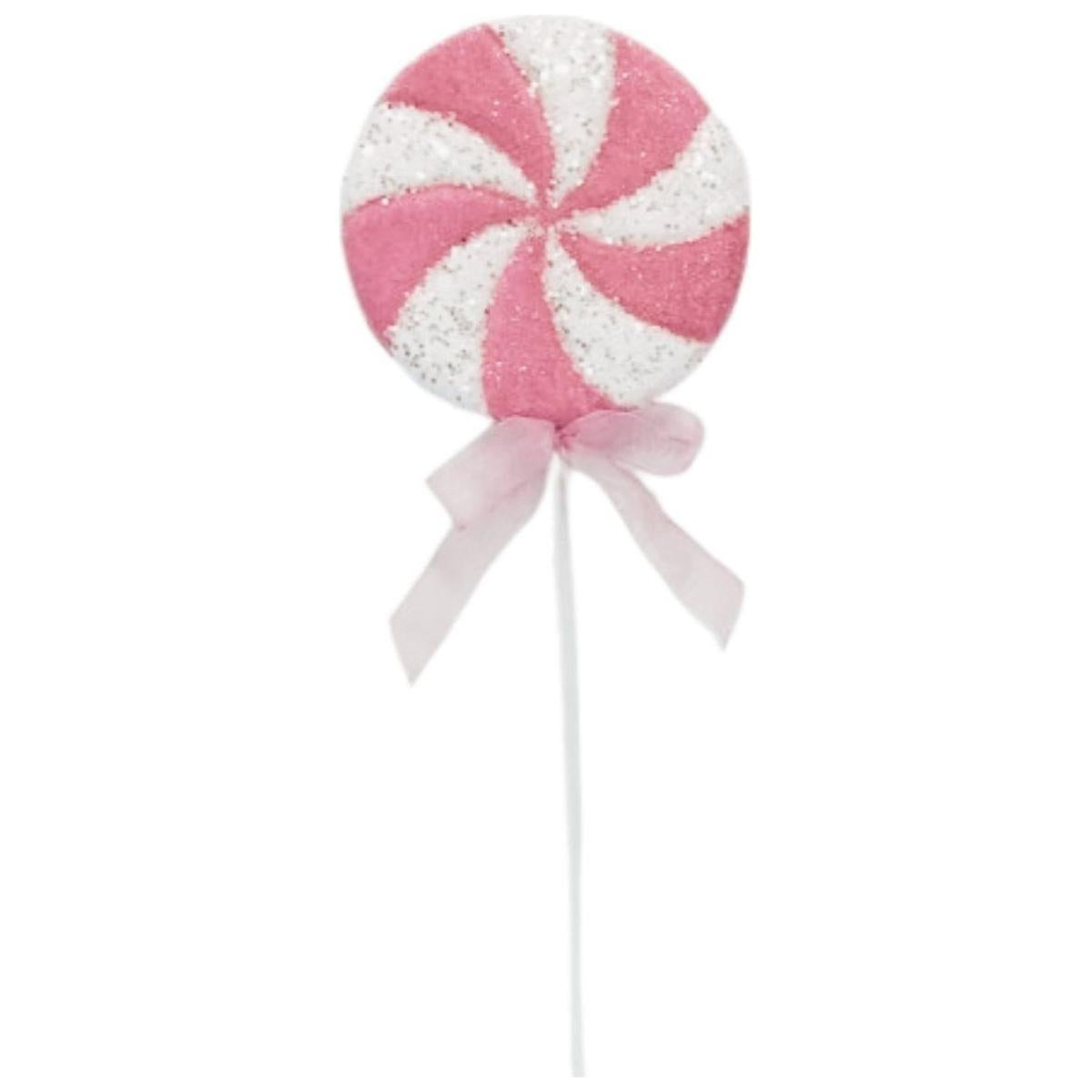 Shop For 26" Iced Sweets Peppermint Lollipop Stick: Pink at Michelle's aDOORable Creations