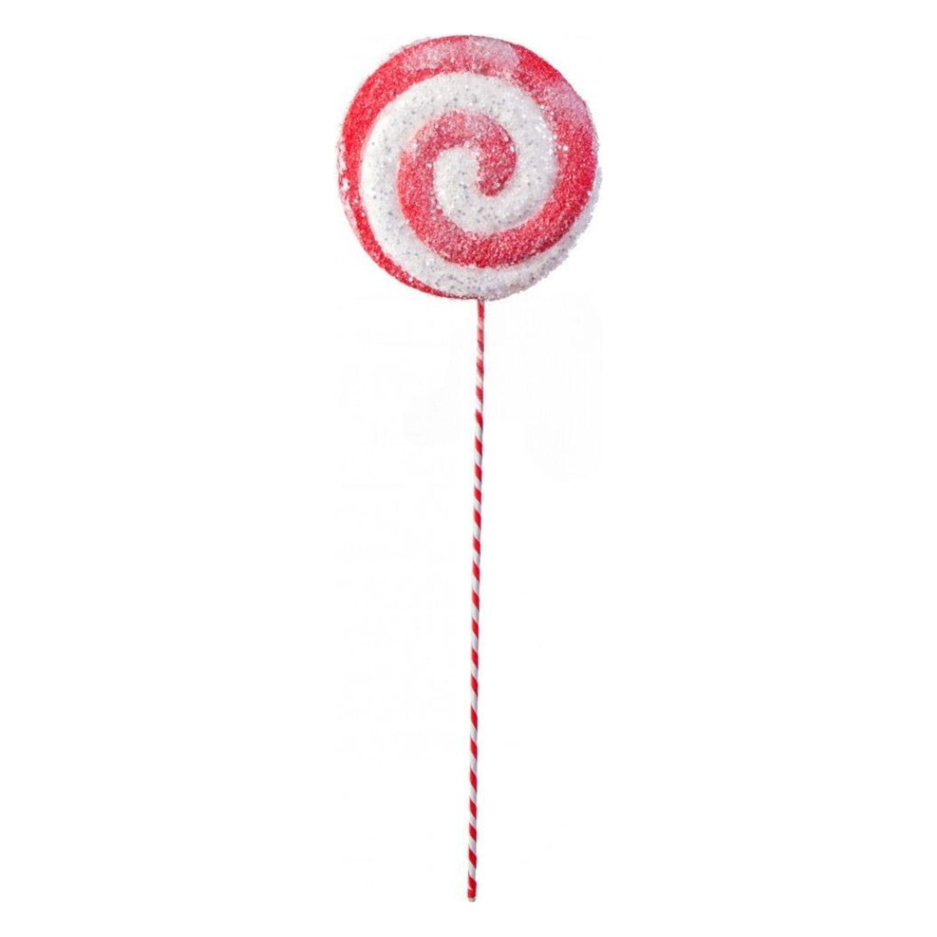 Shop For 26" Lollipop Ice Pick: Red & White at Michelle's aDOORable Creations
