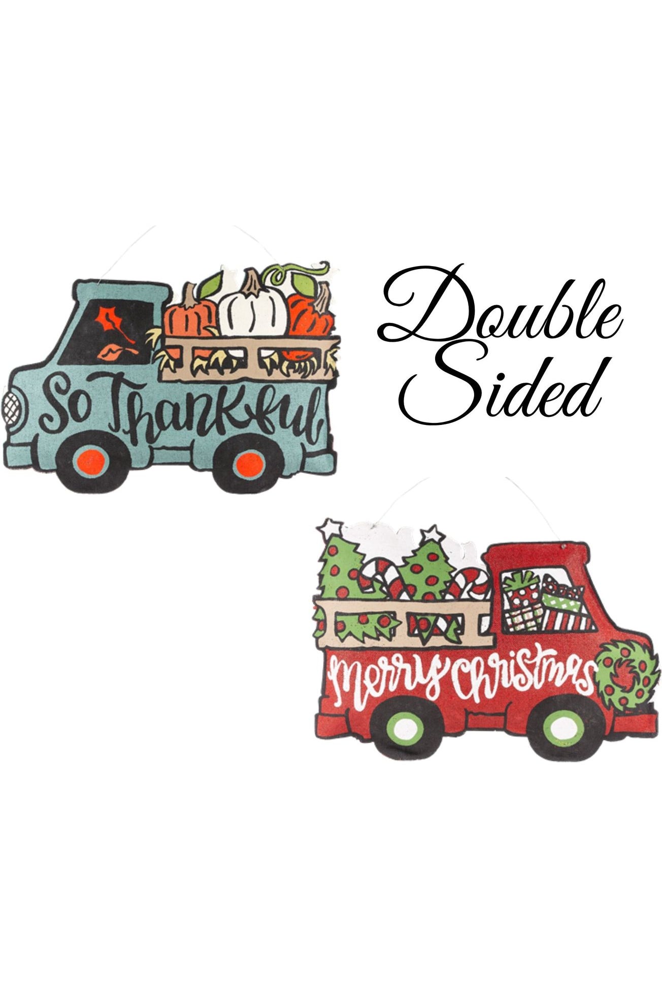 Shop For 26" So Thankful/Merry Christmas Reversible Truck Burlee 99110111