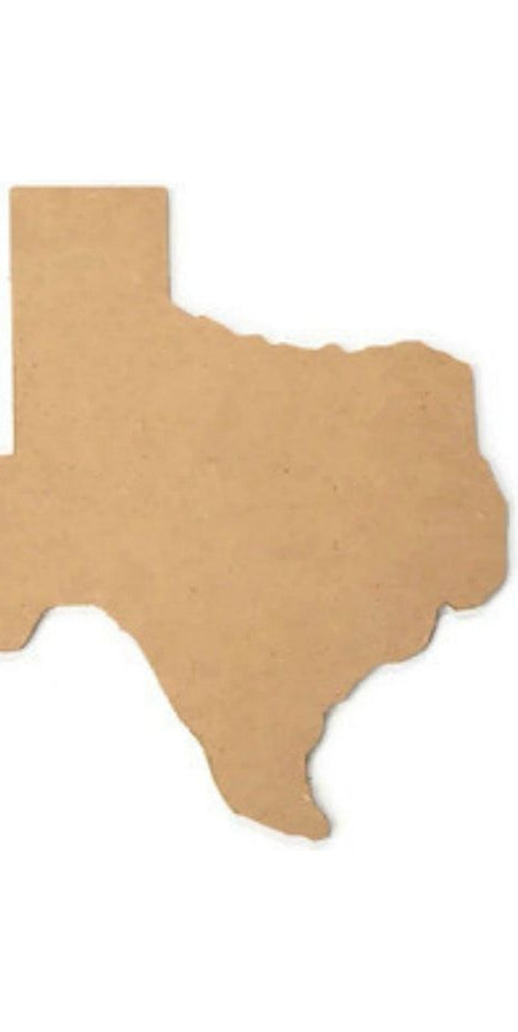 26" Texas Cutouts - Michelle's aDOORable Creations - Unfinished Wood Cutouts