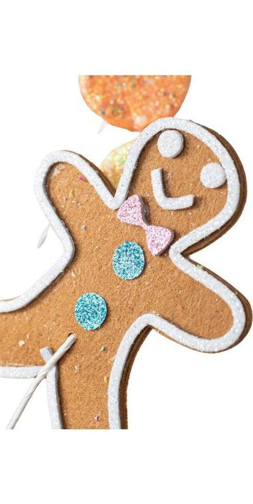 27" Gingerbread Candy Spray - Michelle's aDOORable Creations - Sprays and Picks