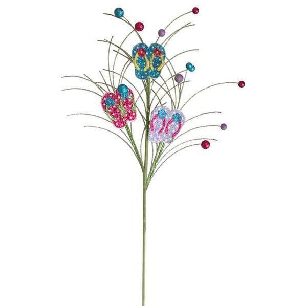 Shop For 28" Glitter Flip Flop Spray: Multi Color at Michelle's aDOORable Creations