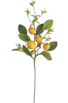 28" Lemon and Foliage Stem - Michelle's aDOORable Creations - Sprays and Picks